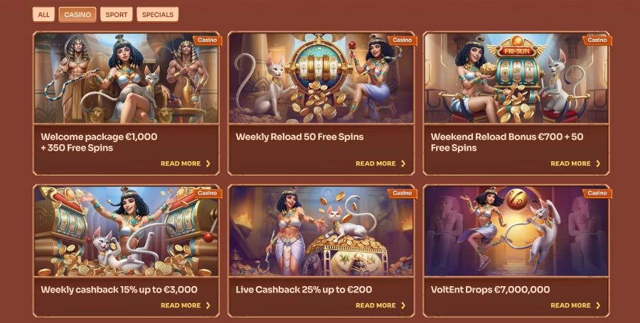 Cleobetra Casino Willkommensbonus
